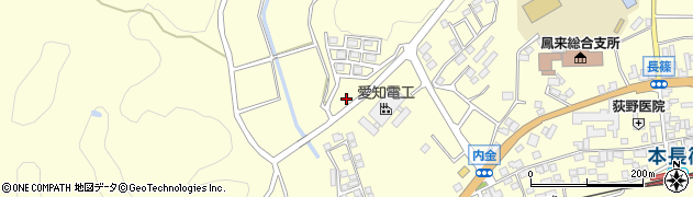 愛知県新城市長篠（大島）周辺の地図