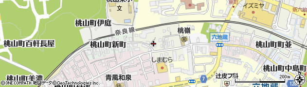 京都府京都市伏見区桃山町大津町6周辺の地図