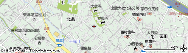 兵庫県加西市北条町北条1133周辺の地図