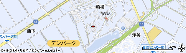 愛知県安城市赤松町的場158周辺の地図