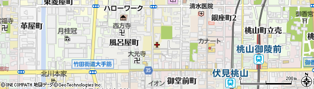 京都府京都市伏見区南部町72周辺の地図