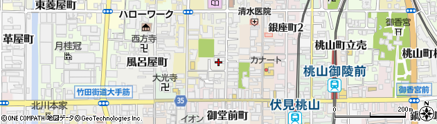 京都府京都市伏見区瀬戸物町周辺の地図