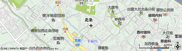 兵庫県加西市北条町北条1216周辺の地図