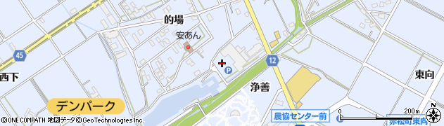 愛知県安城市赤松町的場258周辺の地図