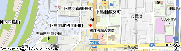 京都府京都市伏見区下鳥羽南柳長町64周辺の地図
