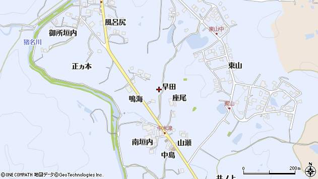 〒666-0225 兵庫県川辺郡猪名川町木津の地図