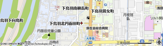 京都府京都市伏見区下鳥羽南柳長町67周辺の地図