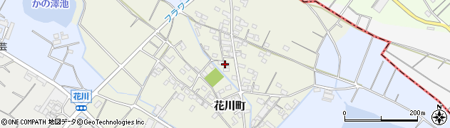 三重県鈴鹿市花川町周辺の地図