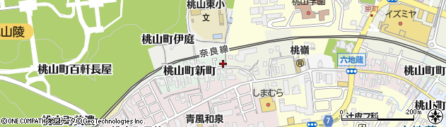 京都府京都市伏見区桃山町新町37周辺の地図