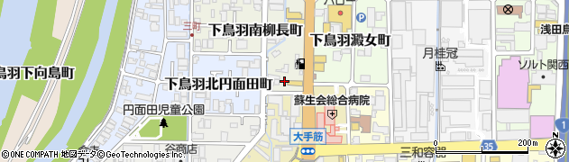 京都府京都市伏見区下鳥羽南柳長町65周辺の地図