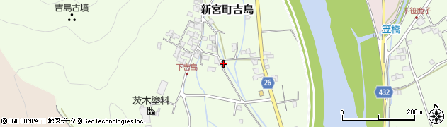 兵庫県たつの市新宮町吉島491周辺の地図