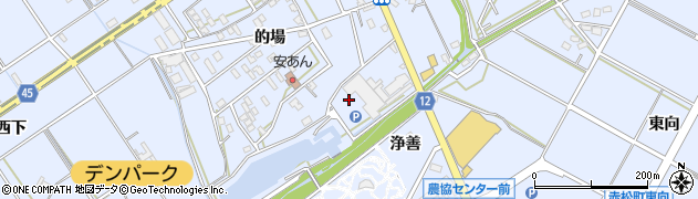愛知県安城市赤松町的場190周辺の地図
