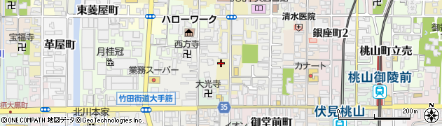 京都府京都市伏見区南部町61周辺の地図