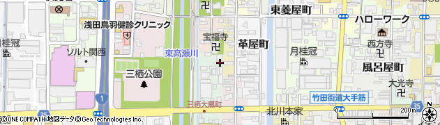 京都府京都市伏見区横大路三栖大黒町2周辺の地図