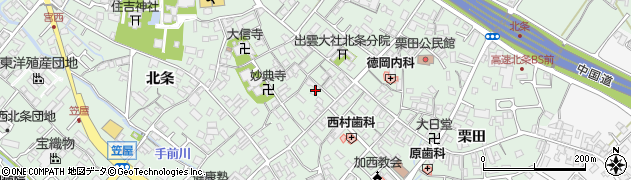 兵庫県加西市北条町北条1018周辺の地図