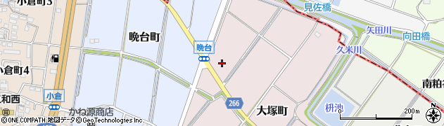 愛知県常滑市大塚町25周辺の地図