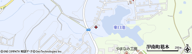 滋賀県甲賀市甲南町深川101周辺の地図