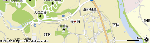 愛知県新城市大海（寺ノ前）周辺の地図