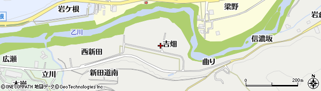 愛知県岡崎市生平町（吉畑）周辺の地図