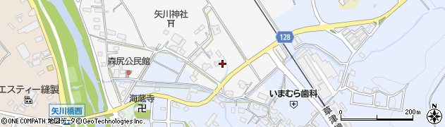 滋賀県甲賀市甲南町森尻55周辺の地図