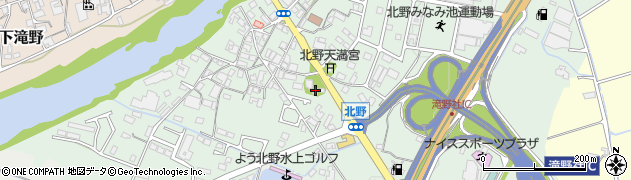 北野東光寺会館周辺の地図