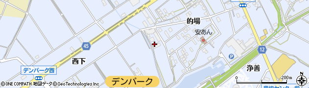 愛知県安城市赤松町的場214周辺の地図