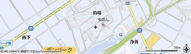 愛知県安城市赤松町的場150周辺の地図