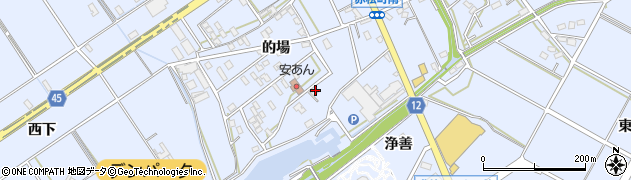 愛知県安城市赤松町的場179周辺の地図