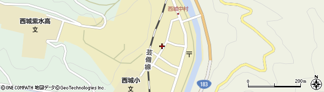 広島県庄原市西城町西城323周辺の地図