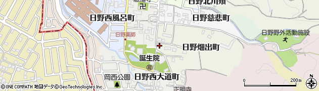 京都府京都市伏見区日野畑出町42周辺の地図