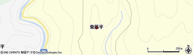 静岡県浜松市天竜区東藤平周辺の地図