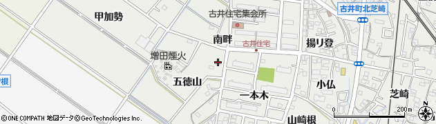 愛知県安城市古井町五徳山65周辺の地図