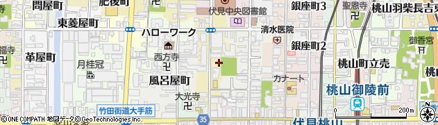 京都府京都市伏見区南部町52周辺の地図