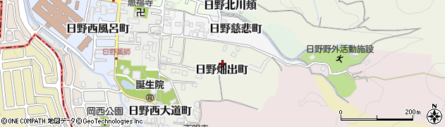 京都府京都市伏見区日野畑出町11周辺の地図