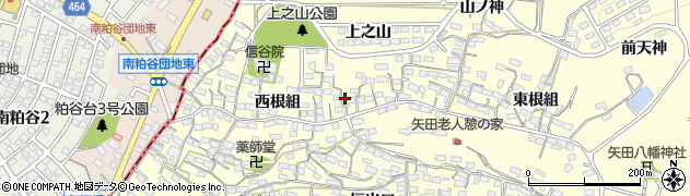 愛知県常滑市矢田東根組20周辺の地図