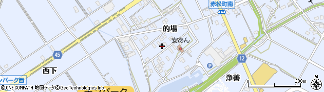 愛知県安城市赤松町的場123周辺の地図