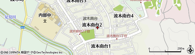 三重県四日市市波木南台周辺の地図