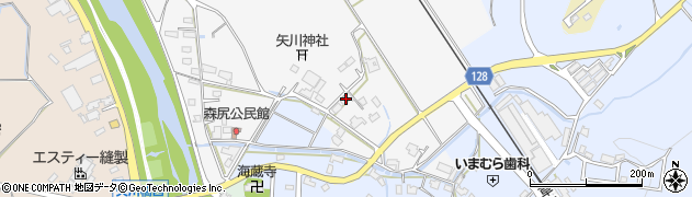 滋賀県甲賀市甲南町森尻47周辺の地図