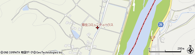 草生コミュニティハウス周辺の地図