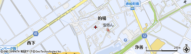 愛知県安城市赤松町的場122周辺の地図