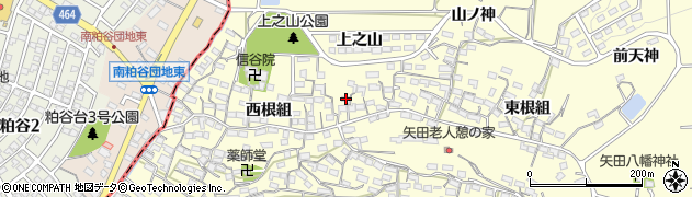 愛知県常滑市矢田東根組18周辺の地図
