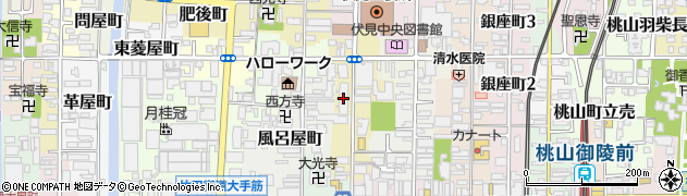 京都府京都市伏見区南部町43周辺の地図