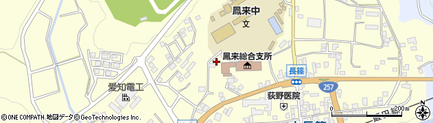 愛知県新城市長篠仲野周辺の地図