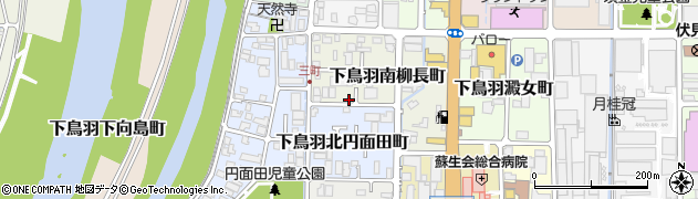 京都府京都市伏見区下鳥羽南柳長町117周辺の地図
