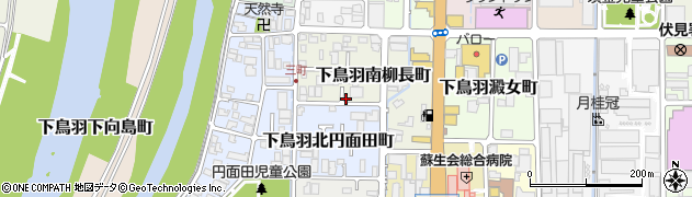 京都府京都市伏見区下鳥羽南柳長町101周辺の地図