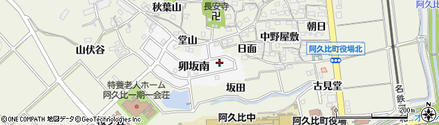 愛知県知多郡阿久比町卯坂南78周辺の地図