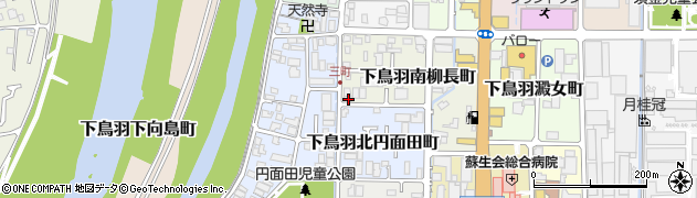 京都府京都市伏見区下鳥羽南柳長町123周辺の地図