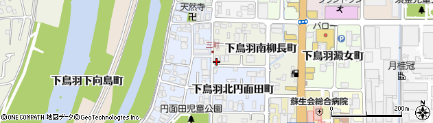 京都府京都市伏見区下鳥羽南柳長町124周辺の地図