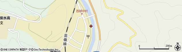 広島県庄原市西城町西城192周辺の地図