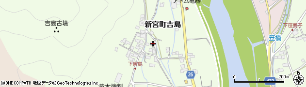 兵庫県たつの市新宮町吉島512周辺の地図